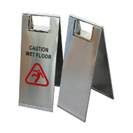 SIGN Caution Wet Floor St/Steel Full
