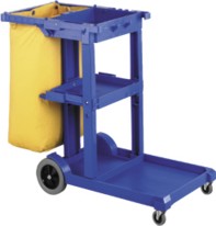 TROLLEY Blue PVC - JANITORS (Kit)