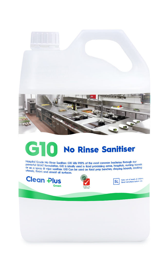 SANITISER No Rinse Hosp Grade S/Wipe 5L